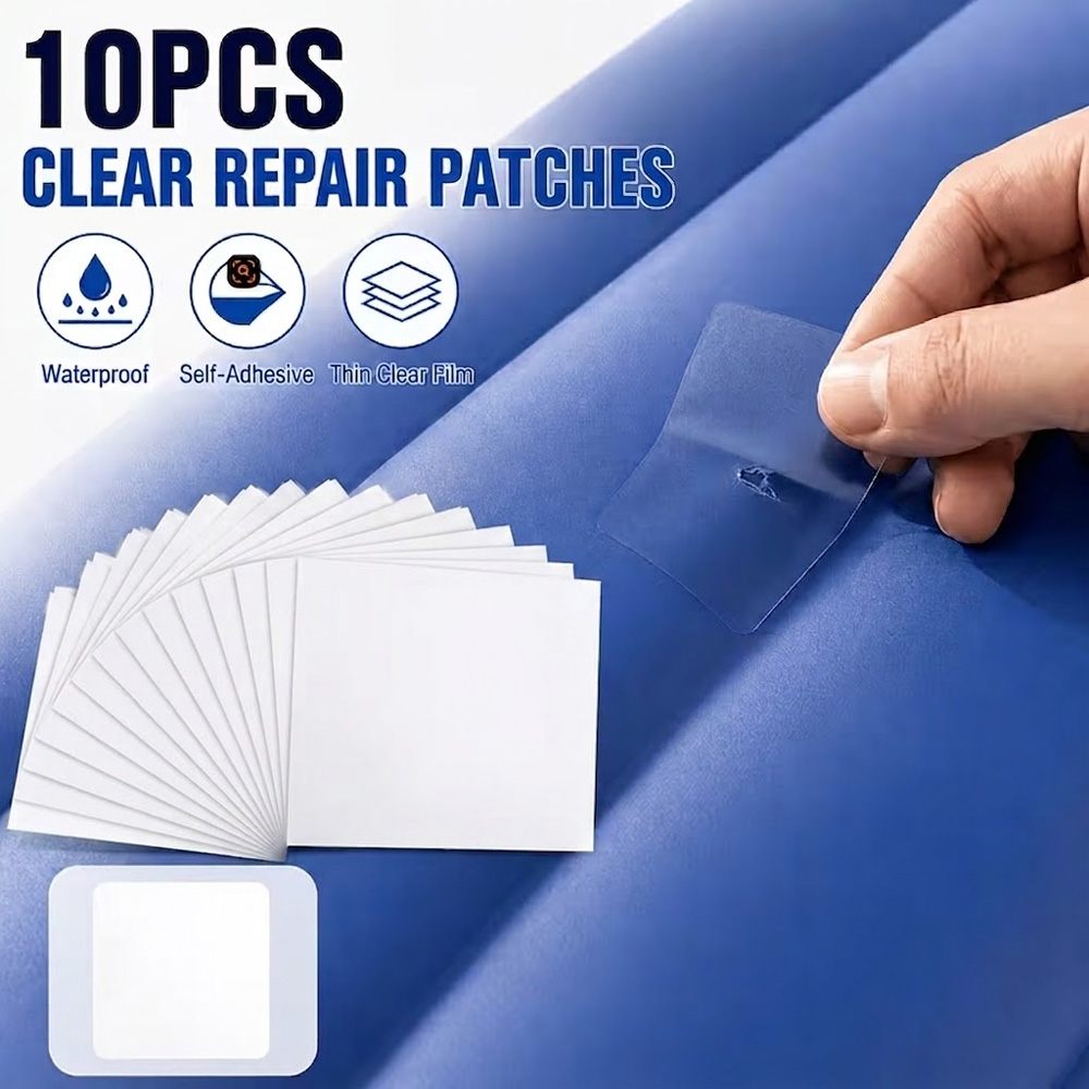 Heat Transfer Vinyl Roll - شريط إصلاح شفاف للخيام، رقعة عالمية