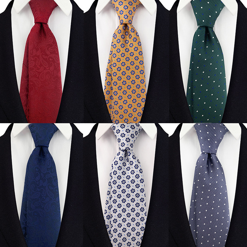 Commercial Shirt Printing - خمر طباعة زهرة النقاط رابطة عنق