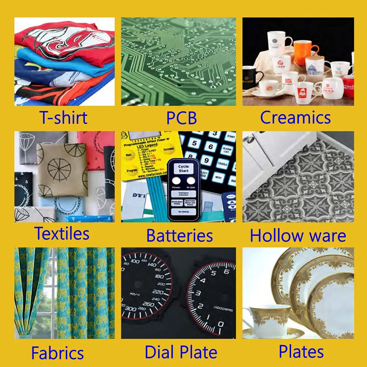 شبكة طباعة حريرية صفراء متينة  - مراجعة Commercial Printing Supplies Usa وسعره