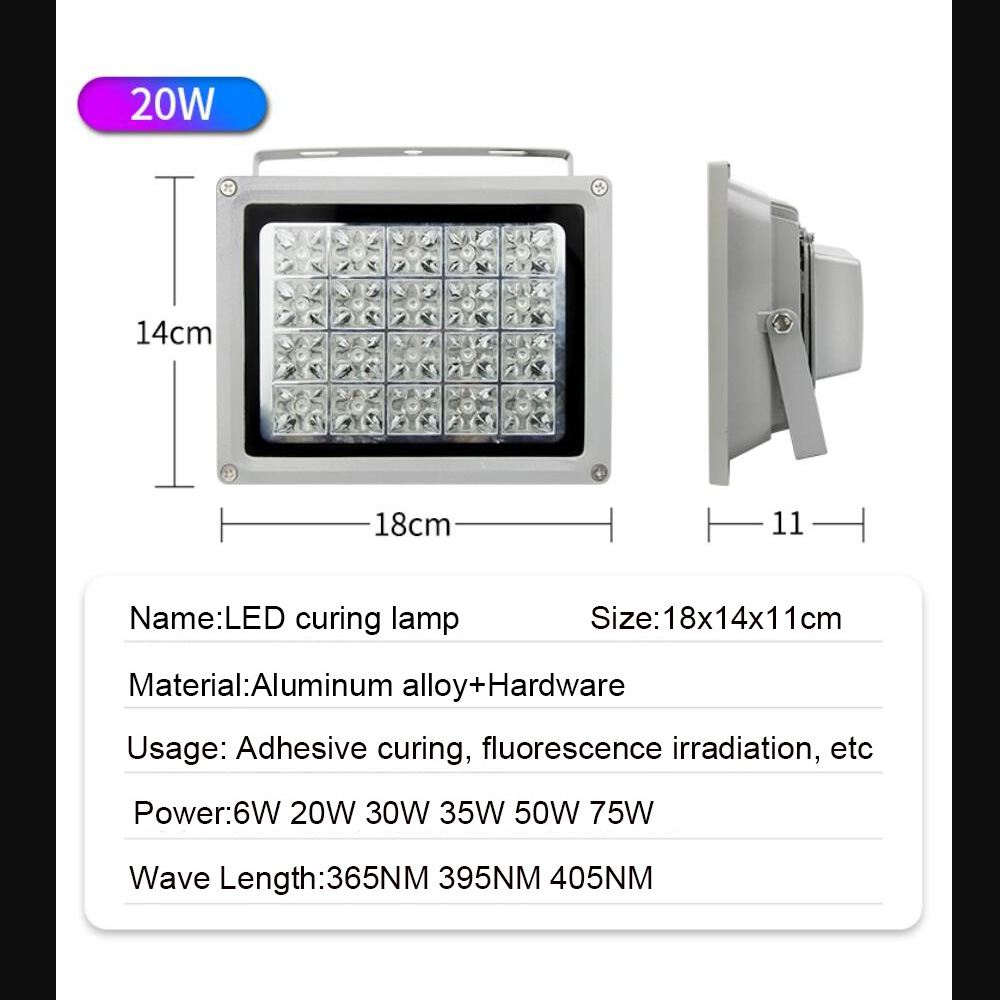 الأشعة فوق البنفسجية LED علاج  - مراجعة Commercial Resin Printing وسعره