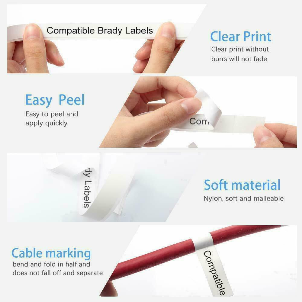 1-10PK متوافق مع Brady BMP21-P - مراجعة Heat Transfer Vinyl Roll وسعره