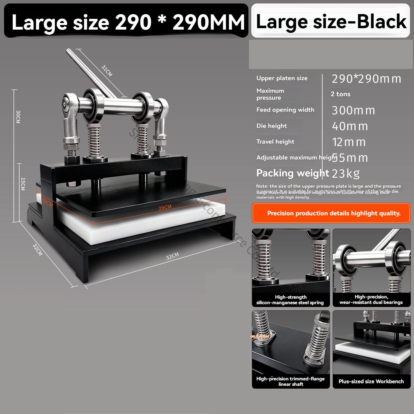 آلة قطع يدوية 290X290 للاستخدا - مراجعة Die Cutting Machine وسعره