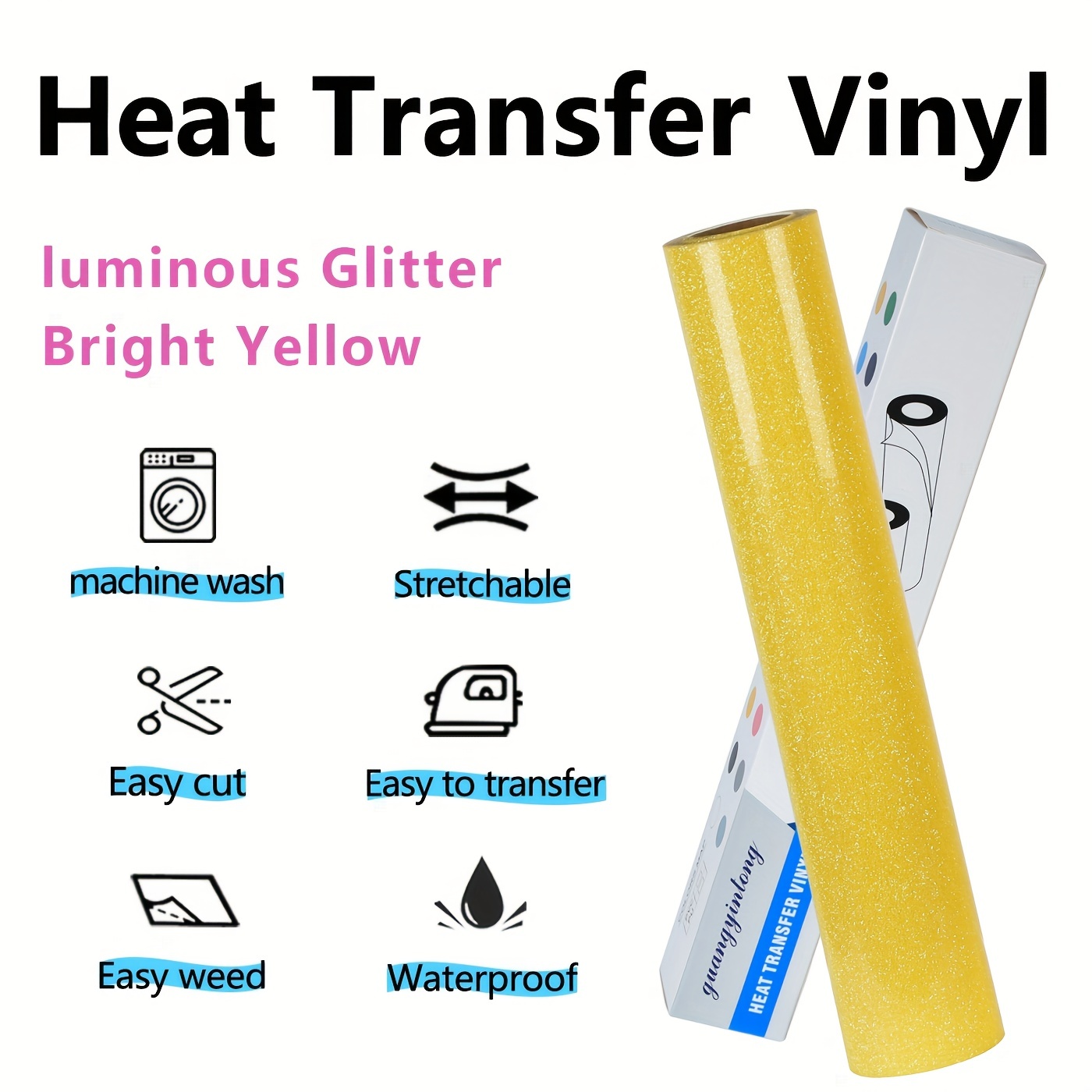 لفائف فينيل حراري لامع للطباعة - مراجعة Heat Transfer Vinyl Roll وسعره