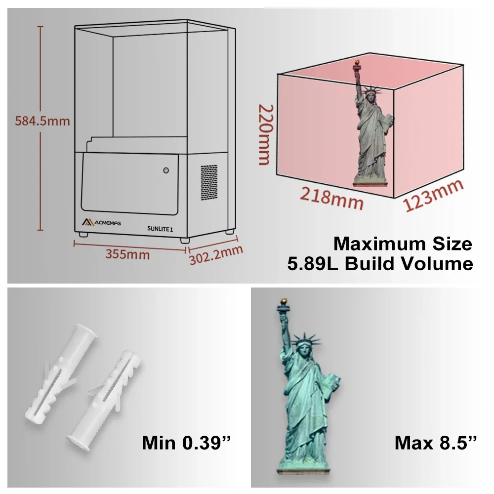 مجسم عمل للطابعة ثلاثية الأبعا - مراجعة Commercial Resin Printing وسعره