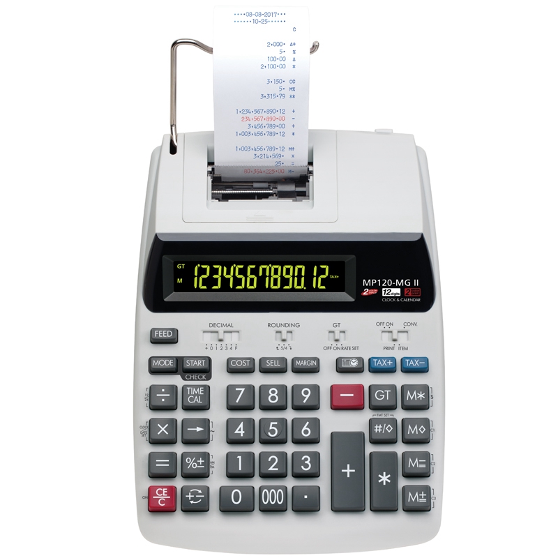 آلة حاسبة MP-120MG للطباعة الت - مراجعة Commercial Printing Supplies Usa وسعره