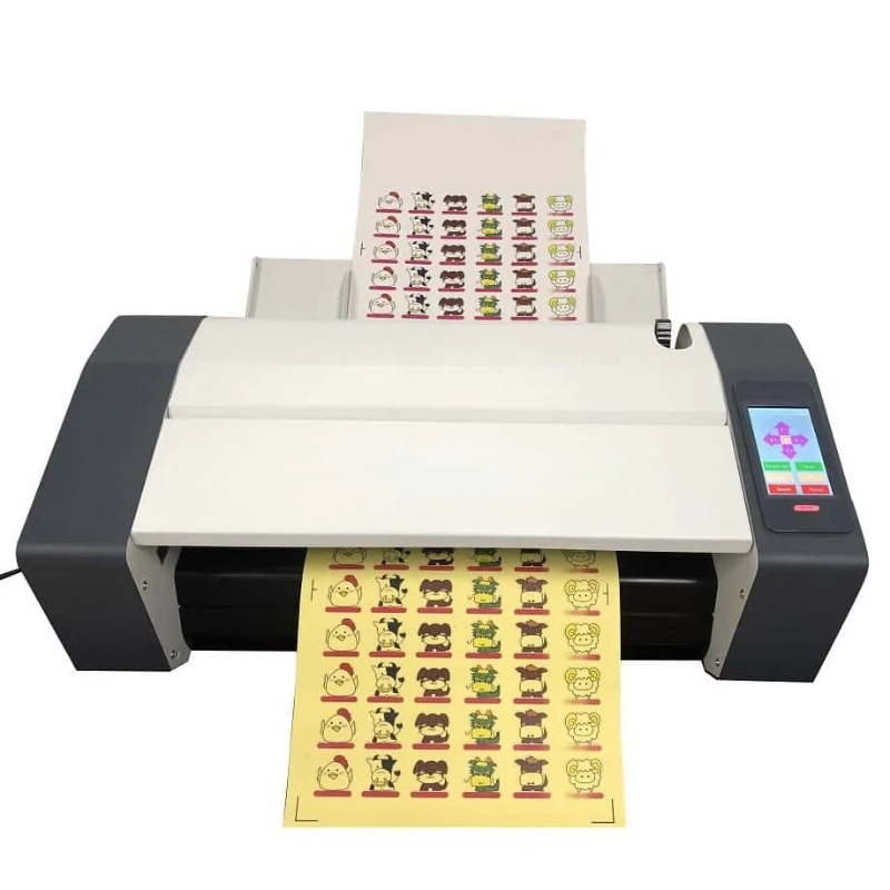 آلة طباعة ملصقات مقطوعة بالقال - مراجعة Die Cutting Machine وسعره