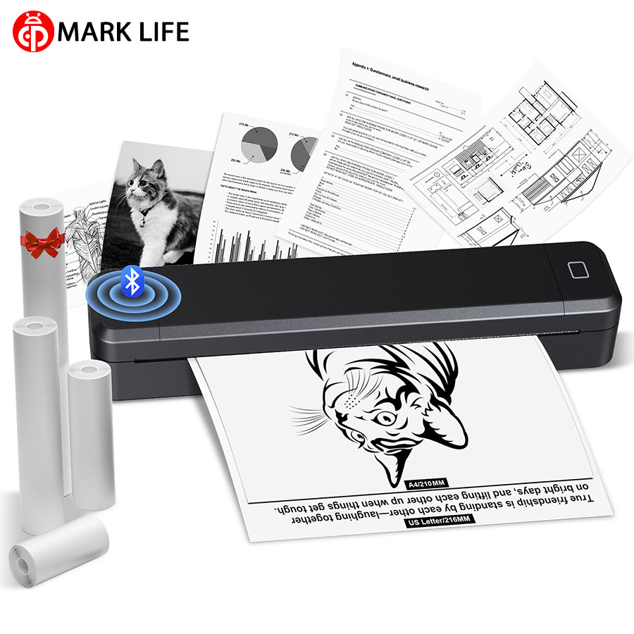 Marklife A4 طابعة حرارية محمول - مراجعة Commercial Document Printing وسعره